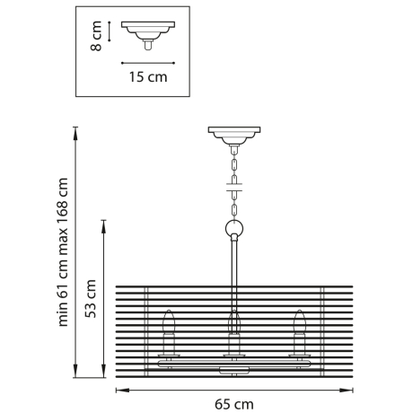 Подвесная люстра Zeta Lightstar 728063 