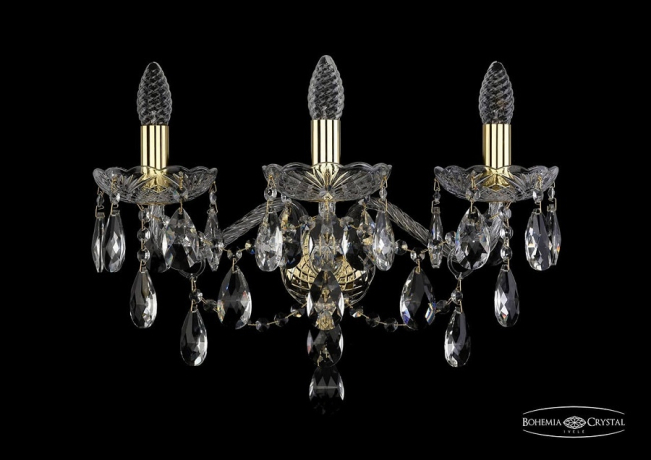 1415B/3/200/XL/G Бра Bohemia Ivele Crystal 