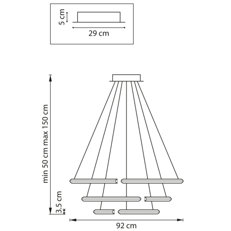 Подвесной светильник Lightstar Virata 814233 
