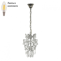 Светильник подвесной с лампочкой Dio D arte Unico E 1.3.P1.600 N+Lamps