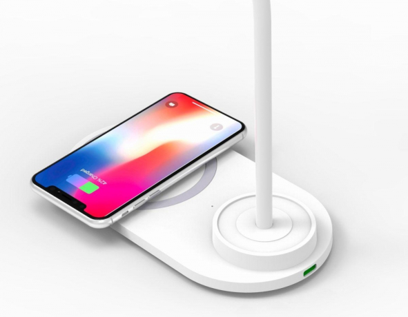 Светодиодная настольная лампа с беспроводной зарядкой Ambrella light Desk DE588 