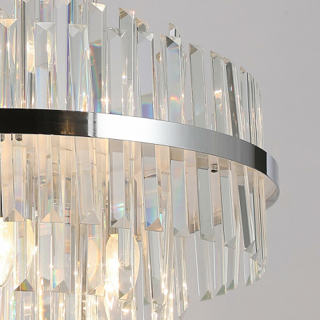 Люстра на штанге хрустальная Illumico IL0126-9P-79 CR (1425388) 