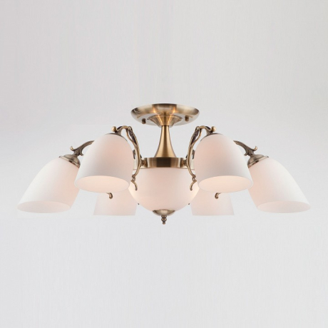 Потолочная люстра Eurosvet Ariele 22010/6+2 античная бронза 