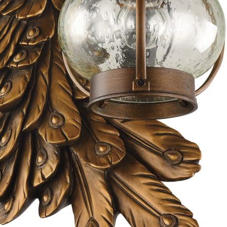 Уличный настенный светильник с лампами светодиодными, комплект от Lustrof. №129170-618392-