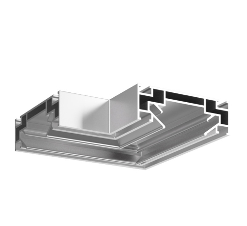 Соединитель угловой внешний для треков встраиваемых Denkirs TR3000 TR3031-AL