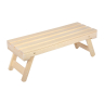 Нарушена упаковка! <296814> Лавочка складная 120х44х43 см (липа) ''Банные штучки'' 33247