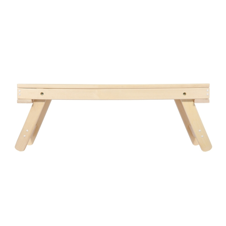 Нарушена упаковка! <296814> Лавочка складная 120х44х43 см (липа) ''Банные штучки'' 33247