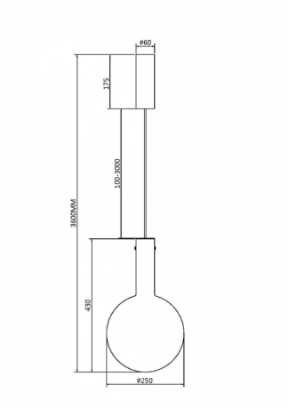 Подвесной светильник Maytoni Nebula MOD182PL-L6CG3K 