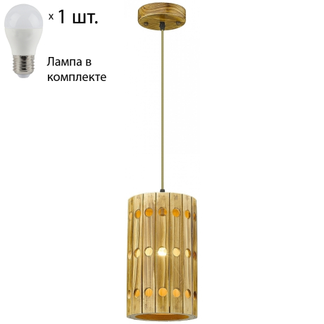Подвесной светильник с лампочкой Velante 542-706-01+Lamps E27 P45 
