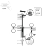 Люстра на штанге Arte Lamp Mimosa A3649PL-10PB 