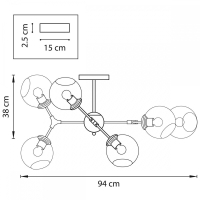 Люстра на штанге Beta Lightstar 785063