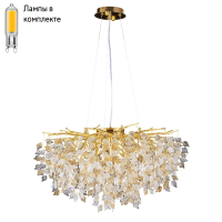 Подвесная люстра с лампочками DIVINARE 3136/01 SP-8+Lamps