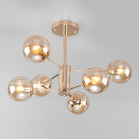 Люстра на штанге Eurosvet Ascot 30166/6 золото a047250