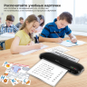 Нарушена упаковка!  <621024> Ламинатор с резаком роликовым А4 BRAUBERG WORKSTATION, толщина пленки 75-150 мкм, 532623 (532623)