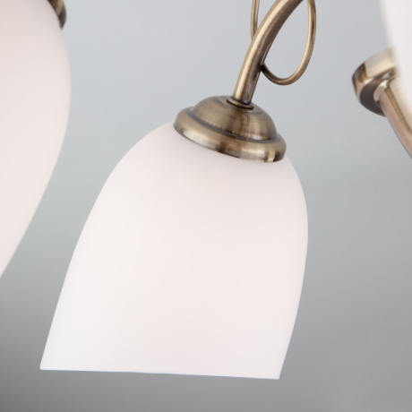 Люстра на штанге Eurosvet Stefanie 30107/5 античная бронза 