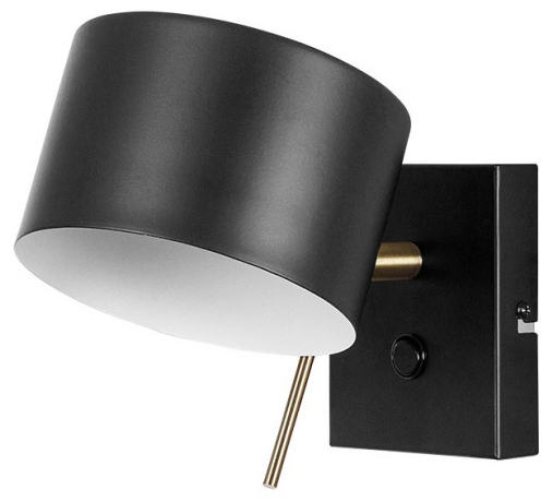 Бра Arte Lamp Sebastian A7051AP-1BK 