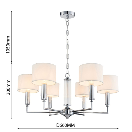 Подвесная люстра Favourite Laciness с поддержкой Алиса 2607-6P-A 