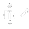 Светильник на штанге Maytoni Technical Focus LED TR019-2-7W4K-W