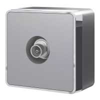 ТВ-розетка оконечная (серебряный) Gallant Werkel W5083006 (a052778)