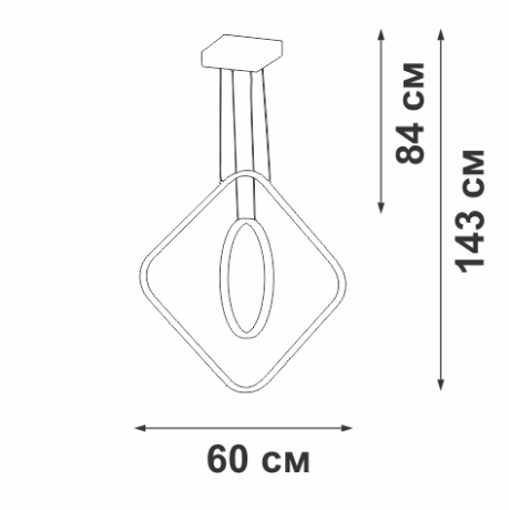 Люстра Vitaluce V2505DT-0/2S 