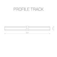 1м. Однофазный шинопровод Nowodvorski Profile (9450)