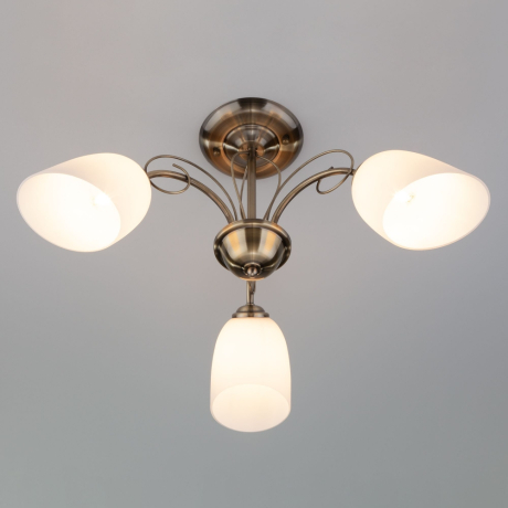 Потолочная люстра Eurosvet 30107/3 античная бронза 