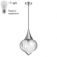 Подвесной светильник с лампочкой Odeon Light Kesta 4949/1+Lamps E27 P45