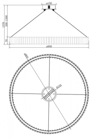 Подвесной светильник Freya Tier FR5257PL-L32G 