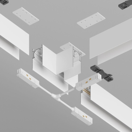 Коннектор T-образный для магнитного шинопровода Maytoni Technicall Gravity TRA010CT-41W 