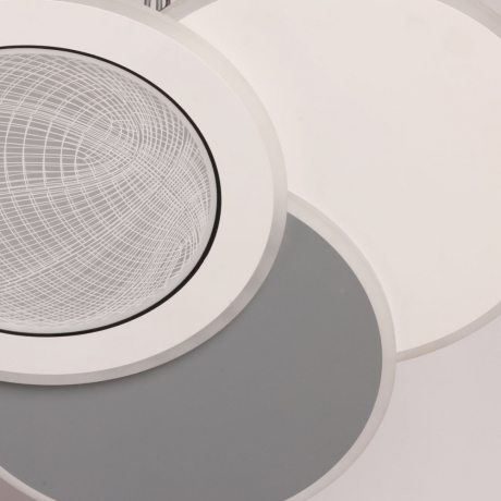 Потолочная диммируемая люстра с пультом ДУ De Markt Норден 660013803 