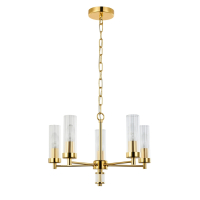 Подвесная люстра с лампочками Favourite Aesthetic 2673-5P+Lamps E14 Свеча