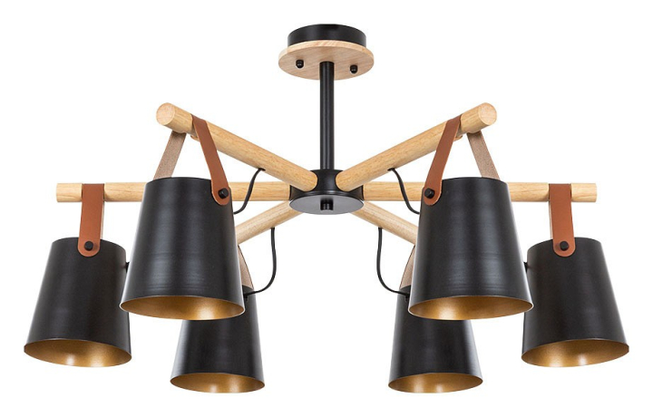 Люстра на штанге Arte Lamp Thomas A7032PL-6BK 