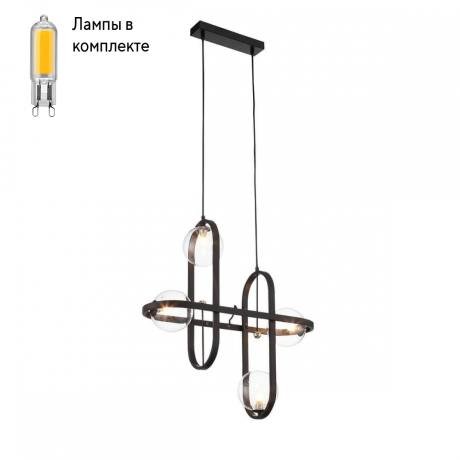 Светильник подвесной с Led лампочками в комплекте ST Luce SL1201.403.04+Lamps 