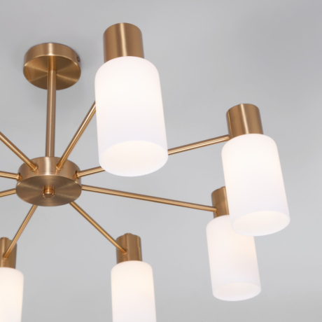 Потолочная люстра Eurosvet Vegga 70160/8 латунь (a057109) 