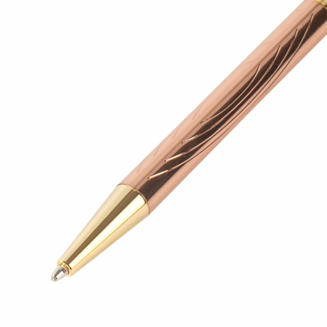 Нарушена упаковка!  <269272> Ручка подарочная шариковая GALANT "ASTRON GOLD", корпус розовое золото, детали золотистые, узел 0,7 мм, синяя, 143526 (143526)