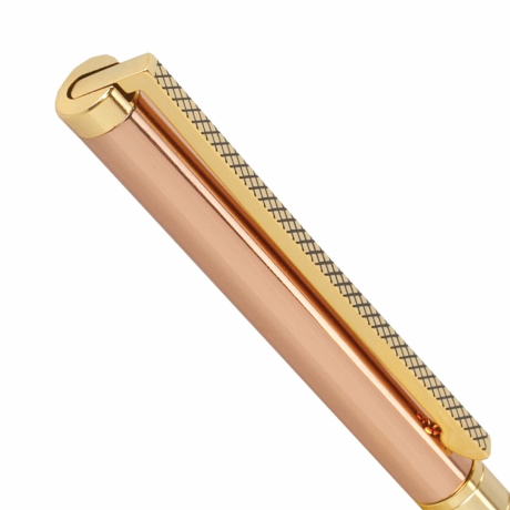 Нарушена упаковка!  <269272> Ручка подарочная шариковая GALANT "ASTRON GOLD", корпус розовое золото, детали золотистые, узел 0,7 мм, синяя, 143526 (143526)