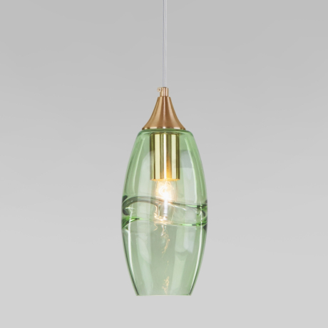 Подвесной светильник Eurosvet Lotus 50222/1 зеленый 