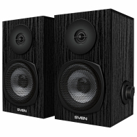 Колонки компьютерные SVEN SPS-575, 2.0, 6 Вт, питание USB, черные, SV-016166 (263171)