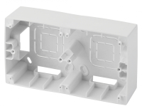 Коробка для накладного монтажа 2-постовая ЭРА 12 12-6102-01 Б0043170