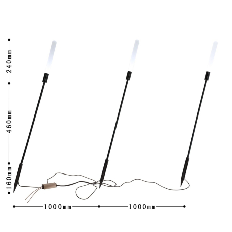 Наземный низкий светильник Favourite Reedy 4048-3T