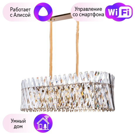 Подвесная люстра Divinare BIVARA с поддержкой Алиса 7567/18 SP-12-A 