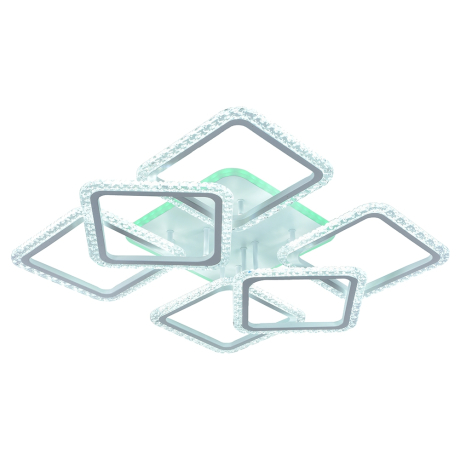 Светодиодная диммируемая люстра с ПДУ Profit Light 8029/4+2 WHT 