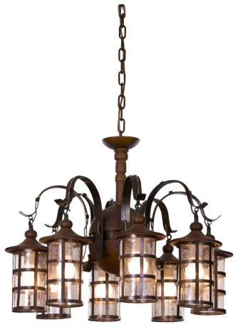 Люстра подвесная в наборе с 8 Led лампами. Комплект от Lustrof №151128-708576 