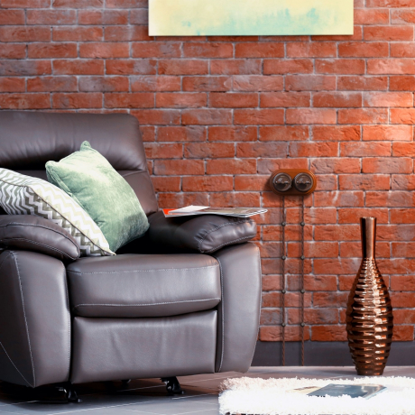 Выключатель на 4 положения двухклавишный (коричневый) Werkel Ретро W5620014