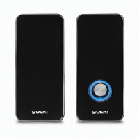 Колонки компьютерные SVEN 325, 2.0, 2х3 Вт, пластик, черные, SV-014643 (512937)