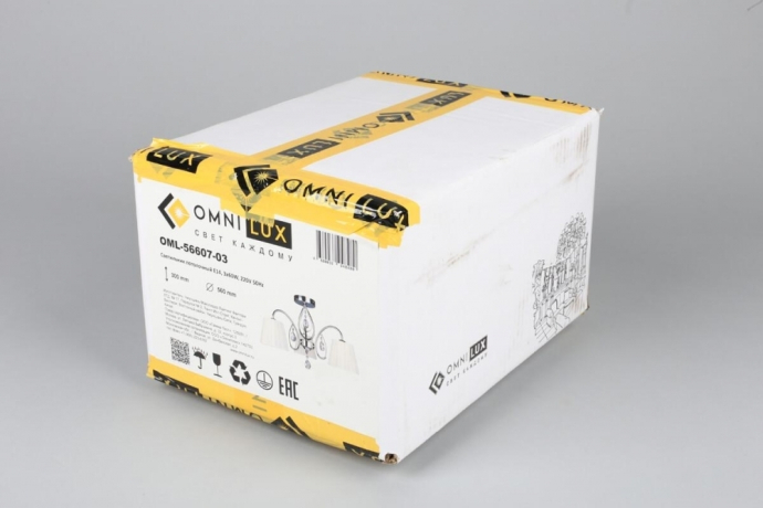 Люстра потолочная с лампочками Omnilux OML-56607-03+Lamps 