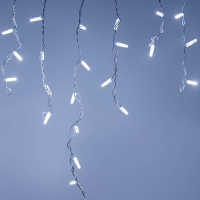 2,4*0,6м. Уличная гирлянда бахрома холодный свет Ardecoled 230V ARD-Edge-Classic-2400X600-White-88Led-Flash White (26019)