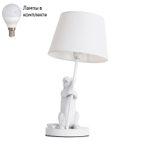Настольная лампа в комплекте с лампочкой  Arte lamp A4420LT-1WH+Lamps
