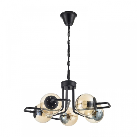 Люстра подвесная с Led лампочками в комплекте Arti Lampadari Silvia E 1.1.5 B+Lamps 