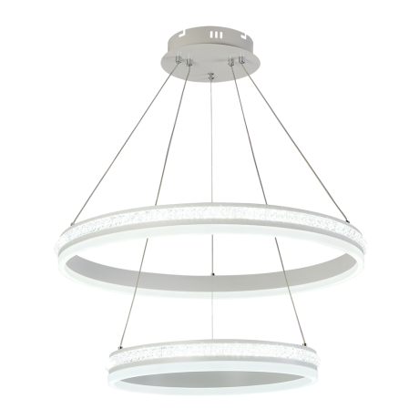 Подвесная диммируемая люстра с пультом ДУ Profit Light 6040/2 WHT 226W 